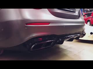 Выхлоп e63 amg в кузове w213