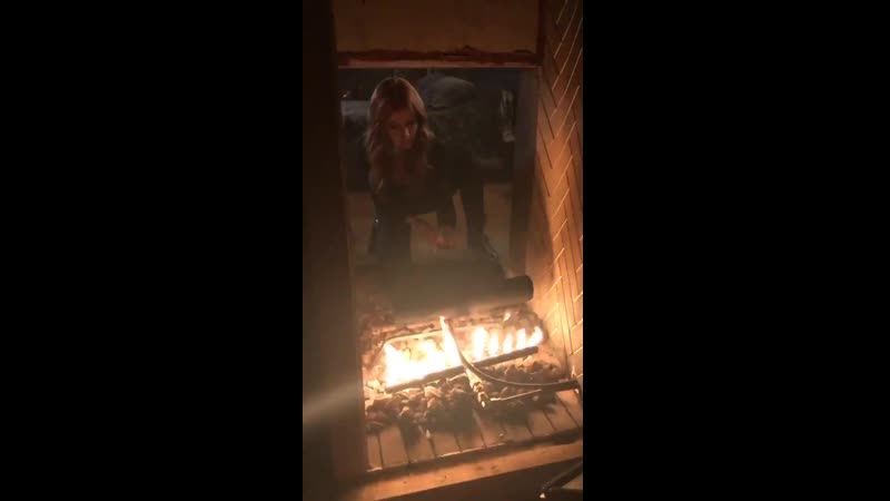 Съёмки кэтрин за кадром 3х15