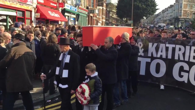 Procession porn video – Charlton athletic funeral procession 13 03 16