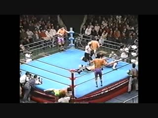 Tsuyoshi kikuchi/yoshinari ogawa/jun izumida vs jun akiyama/satoru asako/masao inoue