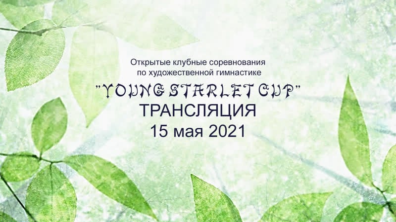 Открытые клубные соревнования по художественной гимнастике "young starlet cup"