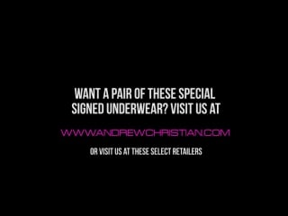 Topher dimaggio signed andrew christian underwear