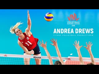 Powerful volleyball spikes by andrea drews womens vnl 2019