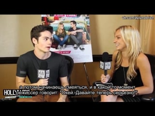 Dylan obrien talks sex scene awkwardness the first time [rus sub]