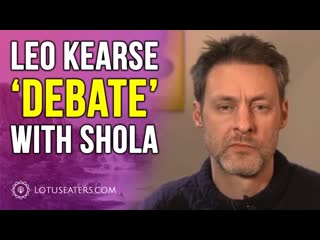 “debate” with dr shola