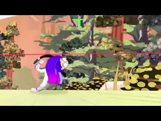 Glitch techs animatic miko in colour