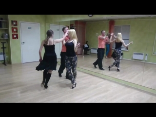 Сальса с двумя партнёршами, 16 02