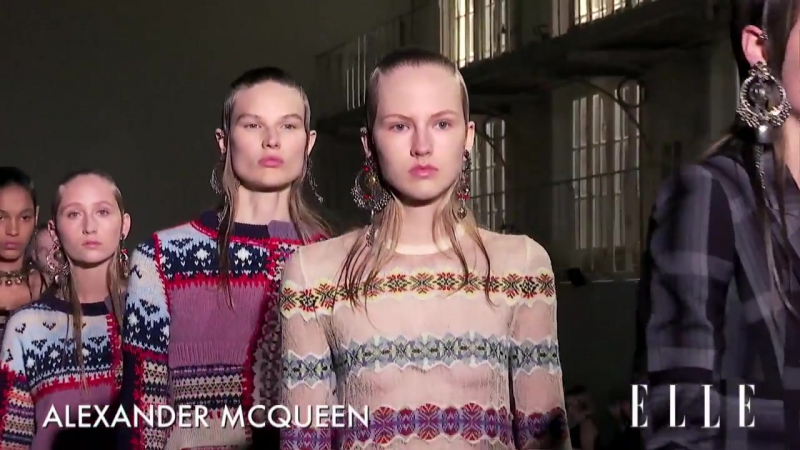 Helga hitko #2amodels for alexander mcqueen ss17, paris