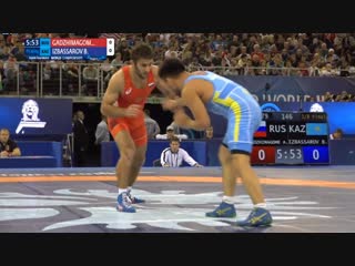 1\8 final akhmed shiabdinovitch gadzhimagomedov (rus) vs bakhtiyar izbassarov (kaz)