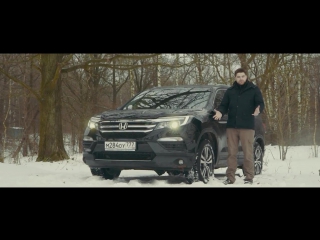 Как ездить по снегу на кроссовере off road школа ездим на honda pilot 2016