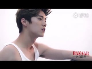 160720 harpers bazaar 《时尚芭莎》 photoshoot behind the scenes (6) luhan