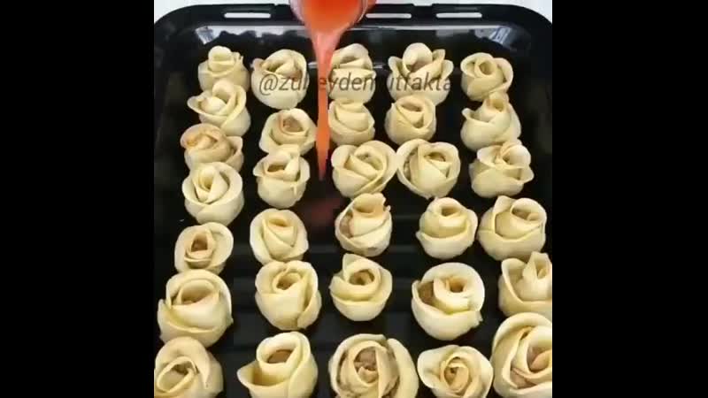 Манты розочки