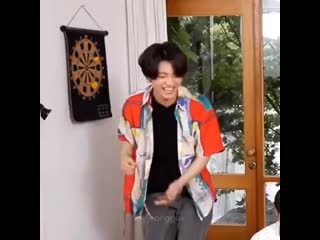 A devastating compilation of jungkook shaking his fists whenever he’s happy or excited (