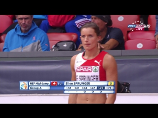 Ellen sprunger heptathlon high jump 22nd european athletics championships zurich (2014)