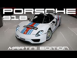 The porsche 918 spyder weissach kit (martini edition) a closer look at supercar excellence (asmr)