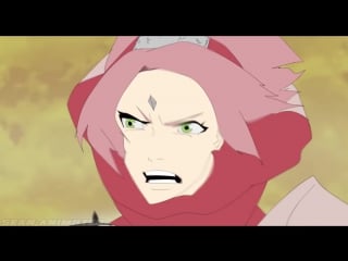 [фан анимация] yang xiao long vs sakura haruno | full fight | episode 1 rwby/naruto crossover