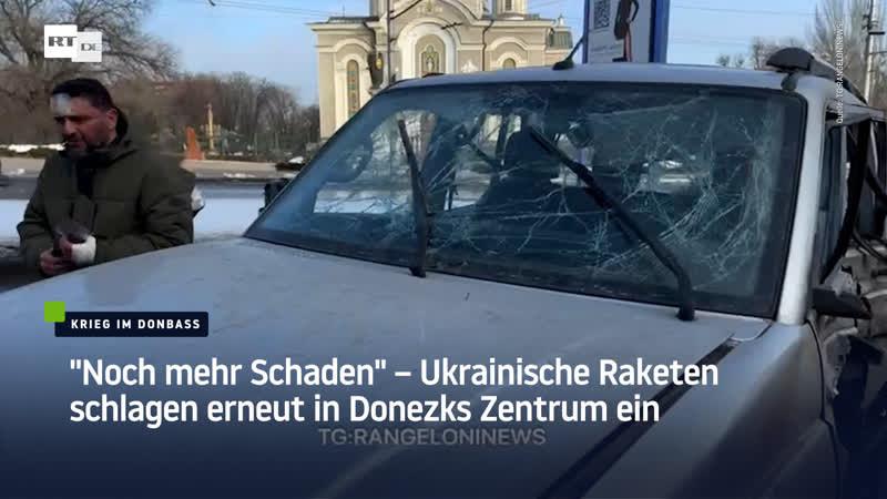 "noch mehr schaden" – ukrainische raketen schlagen erneut in donezks zentrum ein