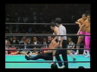 Haruka eigen/masanobu fuchi/motoshi okuma vs mighty inoue/rusher kimura/jun izumida