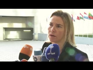 Foreign affairs council doorstep federica mogherini