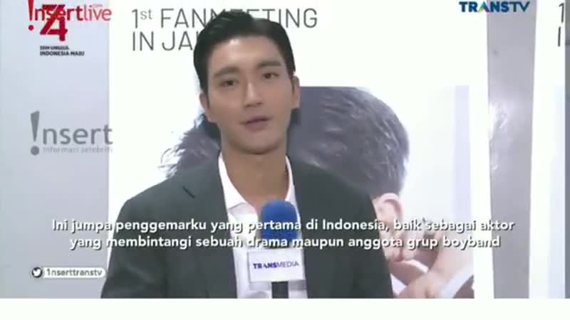 190811 live interview siwon choi at insertlive fanmeeting perfect date