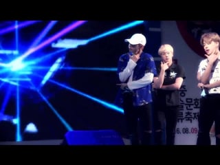 `fancam` 160810 bangtan fire @ china martial arts cultural exchange festival