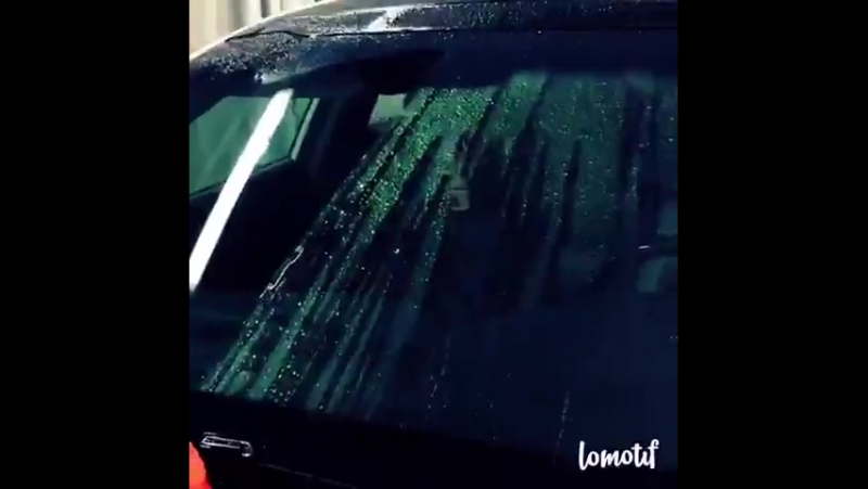 Антидождь glaco в действии