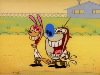 Рен и стимпи (ren & stimpy) s2e04 в армии (in the army) / тюремный блюз (big house blues) hd 18+