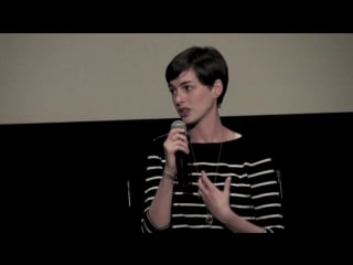 Anne hathaway heartfelt qa les miserables