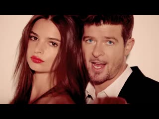 Robin thicke blurred lines / models emily ratajkowski, jessi m’bengue and elle evans / #music #sexy #girl #beauty