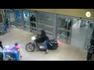 Idiots on motorcycles