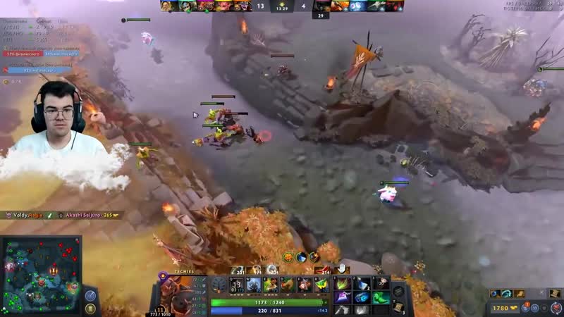 [травоман] мид течис против стримера | враг недооценил травомана