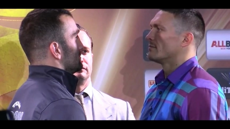 Усик гассиев дуэль взглядов! 🔥