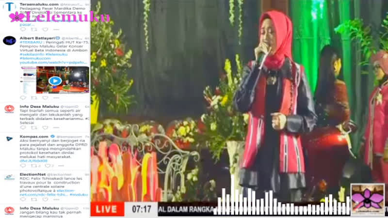 Peringati hut provinsi ke 75, pemprov maluku gelar konser virtual beta indonesia di ambon | #sekilasinfo