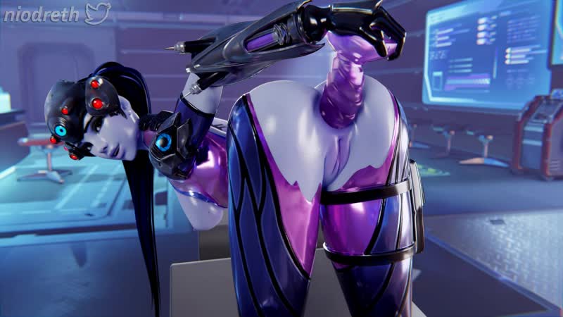 Вдова рассладляется после потной катки~