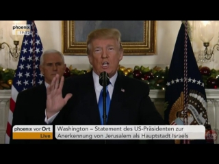 Statement von us präsident trump zur anerkennung von jerusalem als hauptstadt israels 06 12 2017