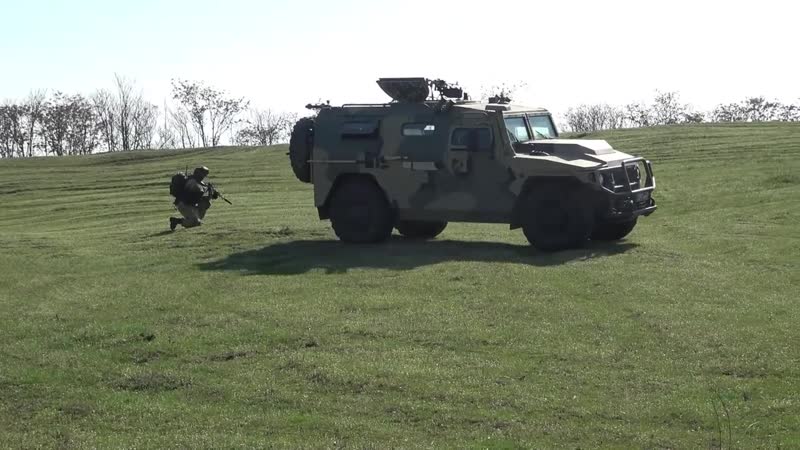 Тактико специальное учение разведчиков в северной осетии