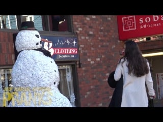 Scary snowman is a savage (gone violent in providence) jokes