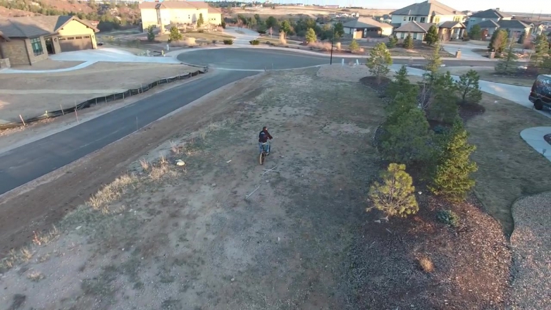 Drone the best dji phantom 4 activetrack real world test! (on a fatbike)
