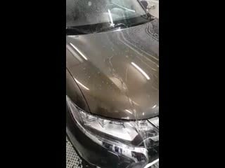 Горячий воск hydro shine в действии