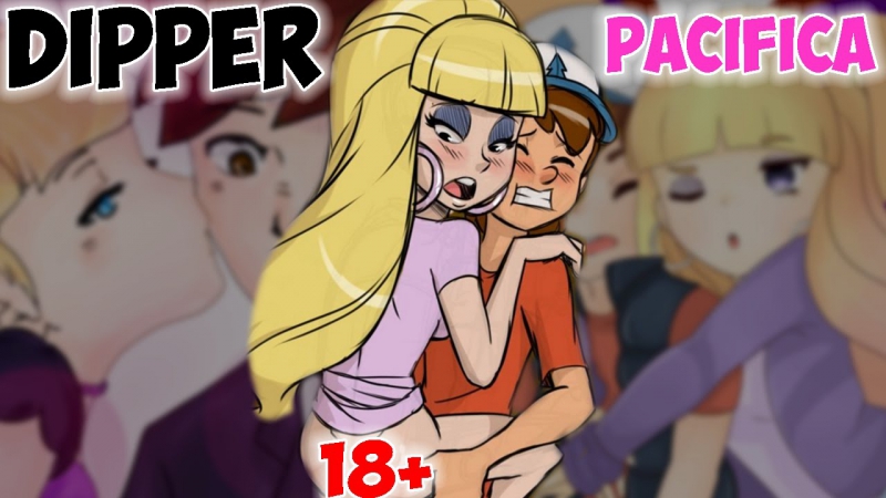 Диппер и пасифика любовь! dipper and pacifica love! gravity falls! гравити фолз! секс! хентай!