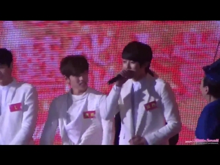 [fancam] 150124 red & white super star arts awards dongwoo