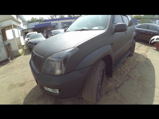 Land cruiser prado в сверхпрочном покрытии титан от rubber paint