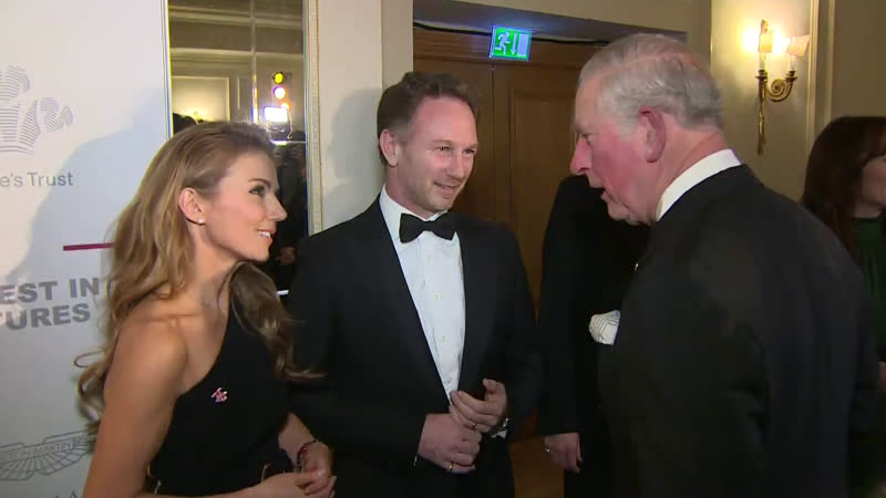 Geri halliwell and christian horner @ the prince's trust 'invest in futures' reception