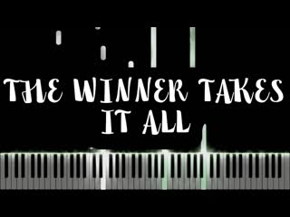 The winner takes it all (abba) synthesia / piano tutorial