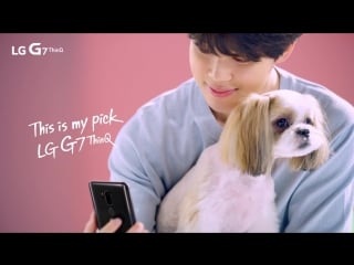 180625 lg g7 thinq main tvc with bts (behind the scenes)