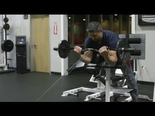 Banded preacher curl