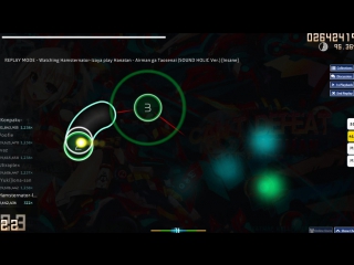 [osu!replay] hanatan airman ga taosenai (sound holic ver ) [insane]