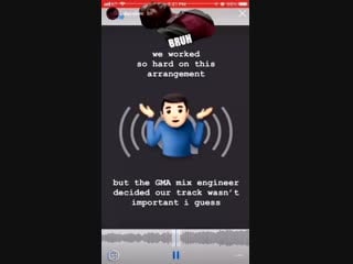 You mean we were suppose to hear this