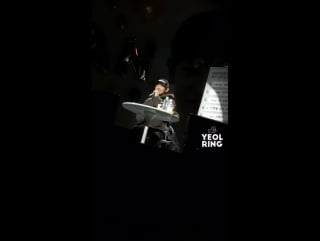 161124 chanyeol singing standing egg's little star @ chanyeol's birthday party