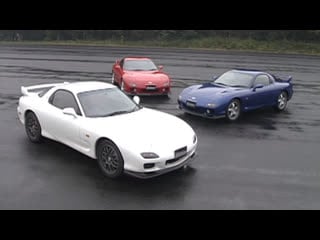 Best motoring 2001 rx 7 fd3s! new & old battle at nihonkai maze circuit